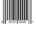 Barcode Image for UPC code 000181000097