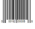 Barcode Image for UPC code 000182000058