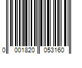 Barcode Image for UPC code 00018200531682