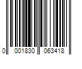 Barcode Image for UPC code 00018300634160