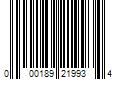 Barcode Image for UPC code 000189219934