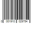 Barcode Image for UPC code 00019100297524