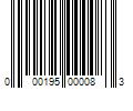 Barcode Image for UPC code 000195000083