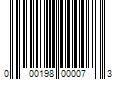 Barcode Image for UPC code 000198000073