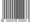 Barcode Image for UPC code 0002000000233