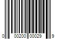 Barcode Image for UPC code 000200000299