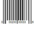 Barcode Image for UPC code 000200000336