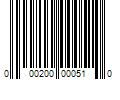 Barcode Image for UPC code 000200000510