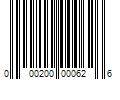 Barcode Image for UPC code 000200000626