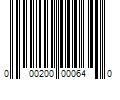 Barcode Image for UPC code 000200000640