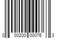 Barcode Image for UPC code 000200000763