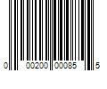 Barcode Image for UPC code 000200000855