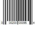 Barcode Image for UPC code 000200000954