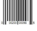 Barcode Image for UPC code 000200000985