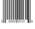 Barcode Image for UPC code 000200001319