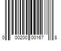 Barcode Image for UPC code 000200001678