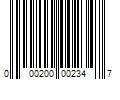 Barcode Image for UPC code 000200002347