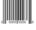 Barcode Image for UPC code 000200002385