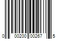 Barcode Image for UPC code 000200002675