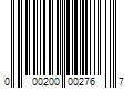 Barcode Image for UPC code 000200002767