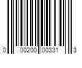 Barcode Image for UPC code 000200003313