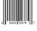 Barcode Image for UPC code 000200003757