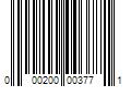 Barcode Image for UPC code 000200003771