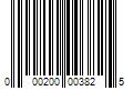 Barcode Image for UPC code 000200003825