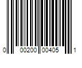 Barcode Image for UPC code 000200004051