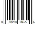 Barcode Image for UPC code 000200004556