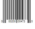 Barcode Image for UPC code 000200004730