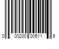 Barcode Image for UPC code 000200005119