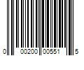 Barcode Image for UPC code 000200005515