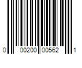 Barcode Image for UPC code 000200005621