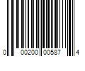 Barcode Image for UPC code 000200005874