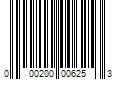 Barcode Image for UPC code 000200006253