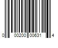 Barcode Image for UPC code 000200006314