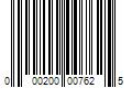 Barcode Image for UPC code 000200007625