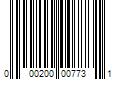 Barcode Image for UPC code 000200007731