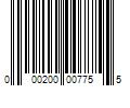 Barcode Image for UPC code 000200007755