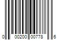 Barcode Image for UPC code 000200007786