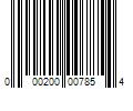 Barcode Image for UPC code 000200007854