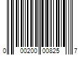 Barcode Image for UPC code 000200008257