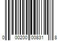 Barcode Image for UPC code 000200008318