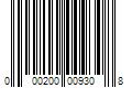 Barcode Image for UPC code 000200009308