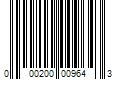 Barcode Image for UPC code 000200009643