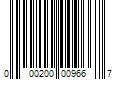 Barcode Image for UPC code 000200009667