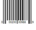 Barcode Image for UPC code 000200009889