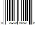 Barcode Image for UPC code 000200199009