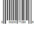 Barcode Image for UPC code 000200772806